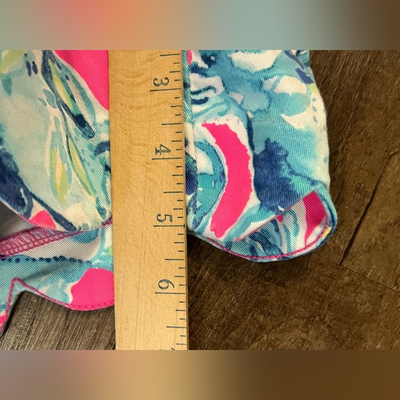 Lilly Pulitzer RAZ BERRY LOBSTERS IN LOVE Buttercup Shorts Size 6 EUC‎ I23 - Picture 10 of 10